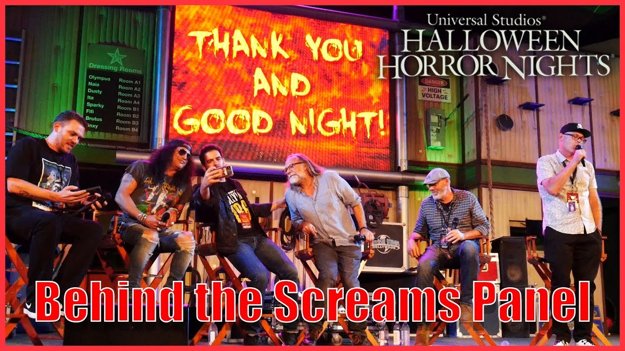 Behind The Screams Panel at Halloween Horror Nights Fan Preview Night! | Universal Studios Hollywood