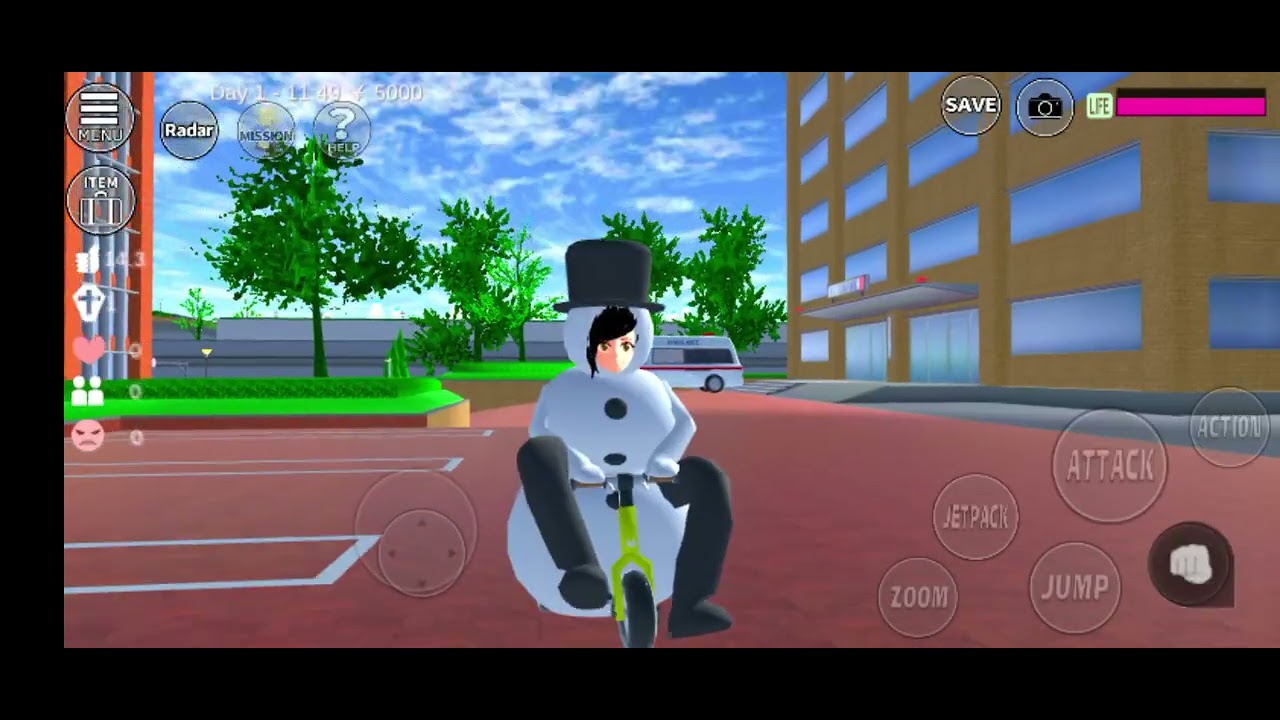 Fatima Chhoti cycle per gai