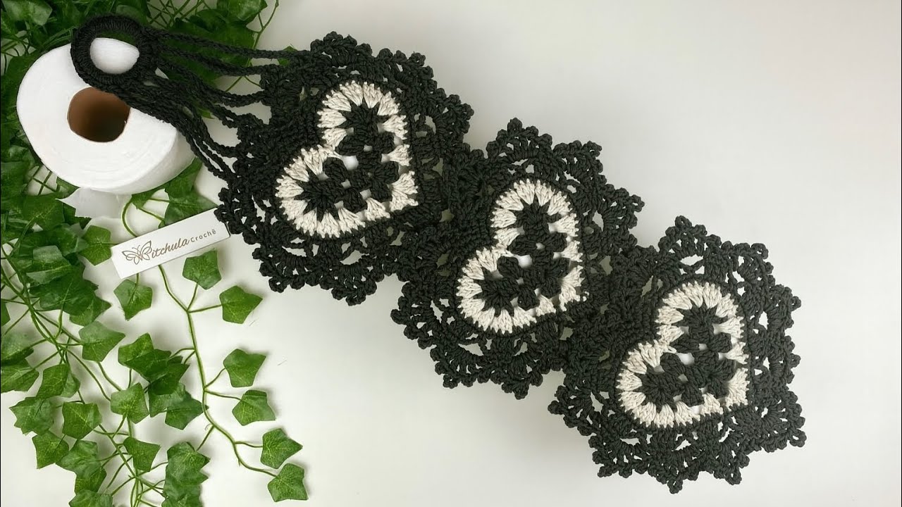 PORTA PAPEL HIGIÊNICO CORAÇÃO 3 LUGARES passo a passo