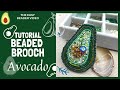 #Tutorial - Brooch "Avocado" | #МК - Брошь "Авокадо" | How to make brooch | Брошь своими руками