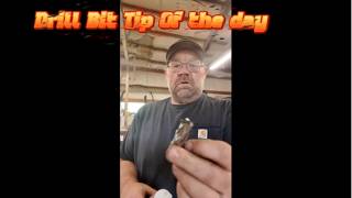 Drill Bit Tip of the Day #drilling #diesel #fabrication #heavyduty #buildnotbought #truckrepair