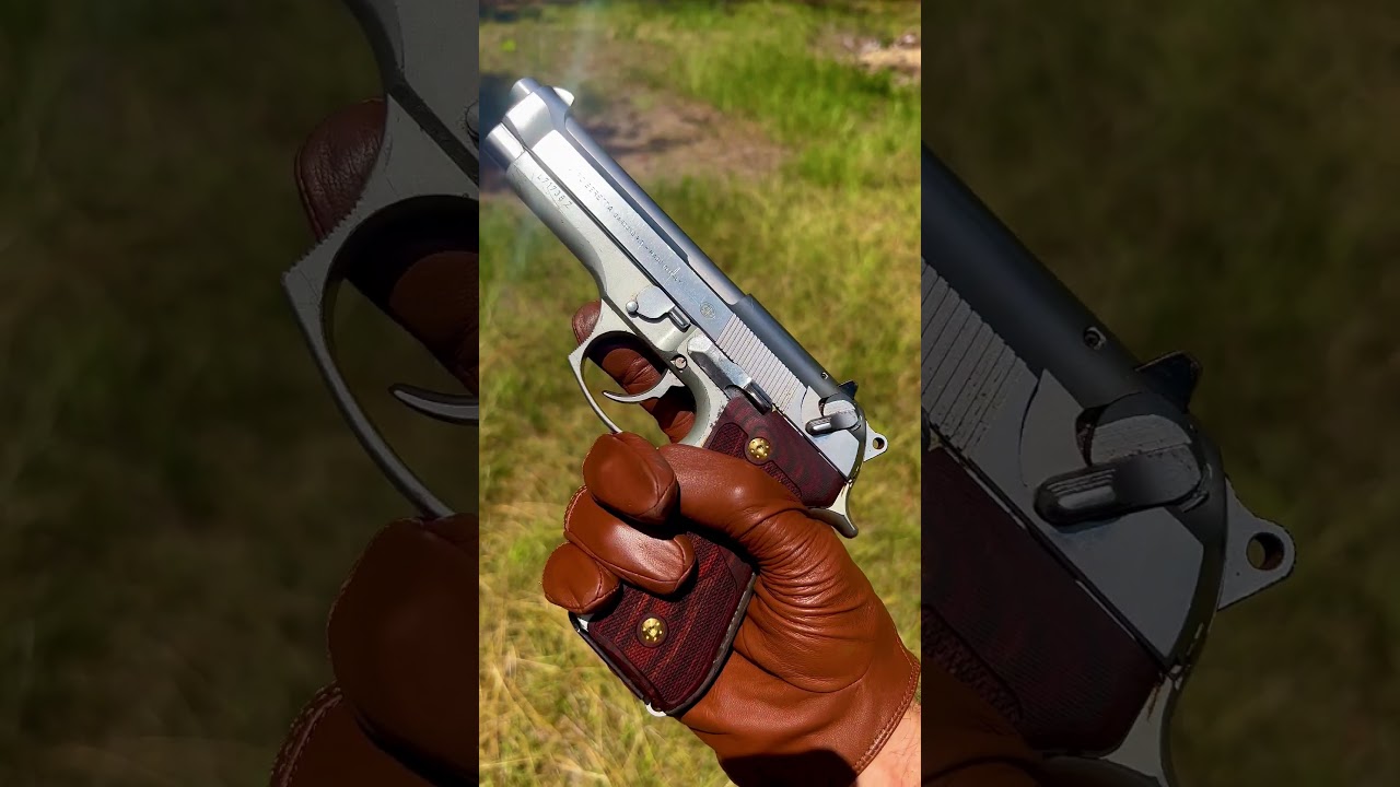😱The Most badass Pistol Inox Beretta 92FS #beretta92fs - YouTube