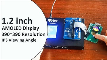 1.2inch Small Round OLED display 390*390 Resolution MIPI Interface RM67162 Driver IC For Smartwatch