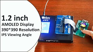 1.2inch Small Round OLED display 390*390 Resolution MIPI Interface RM67162 Driver IC For Smartwatch