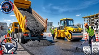 Real City Construction Simulator 3D - City Road Builder Excavator Best Truck Game - Android Gameplay screenshot 3