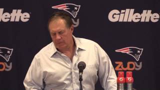 Bill Belichick only wants to talk about the game