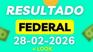 Resultado do Jogo do Bicho | Ao Vivo Hoje  -FEDERAL-  20:00H 28/02/2026