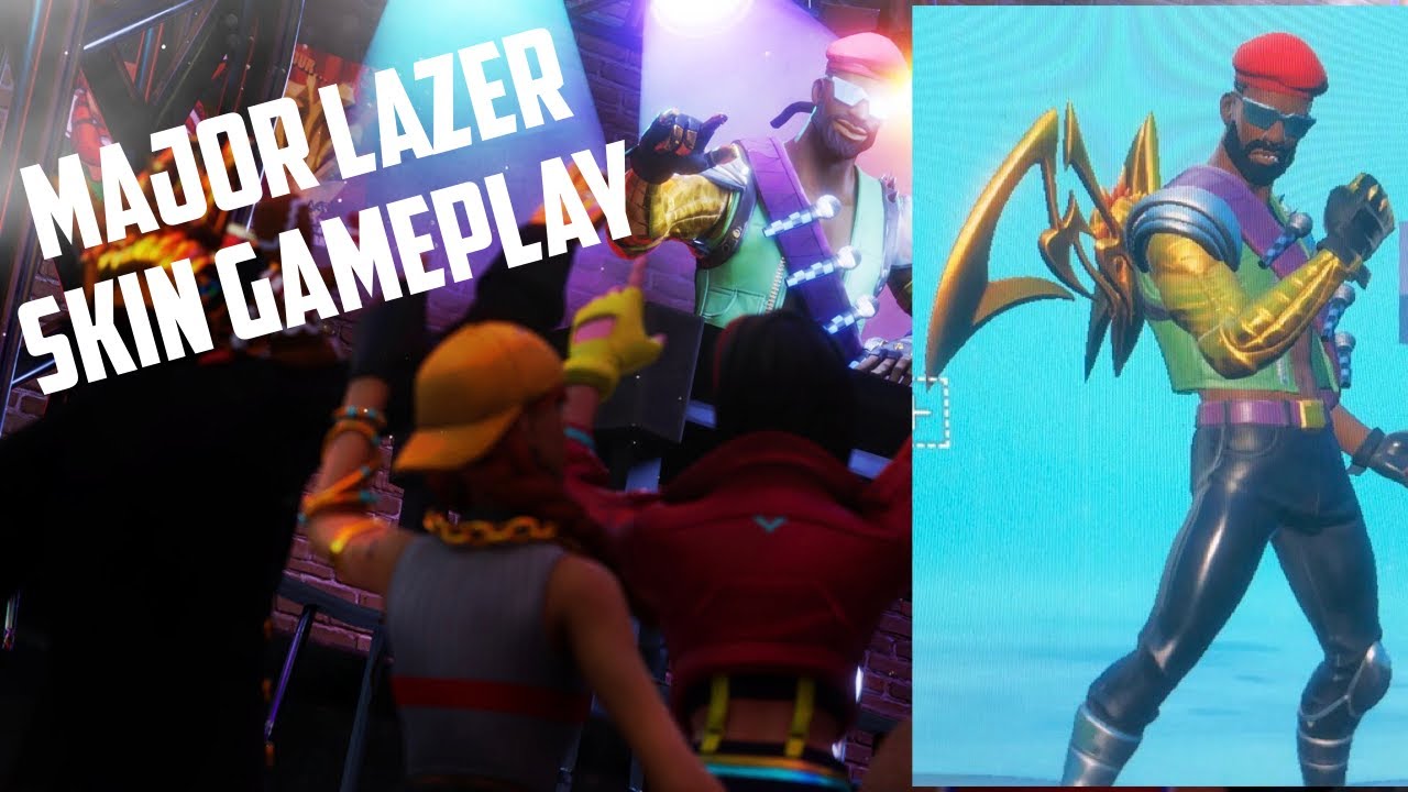 NEW MAJOR LAZER SKIN GAMEPLAY! FORTNITE! (Fortnite Battle Royale)