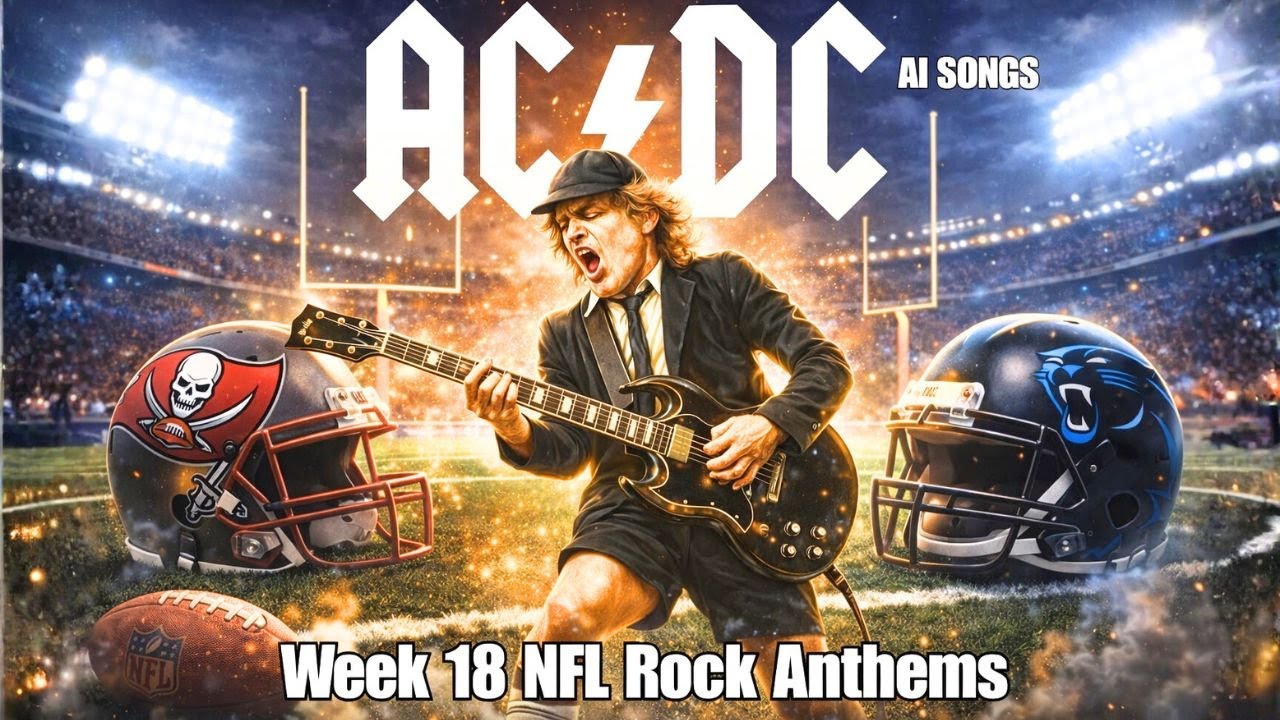 Buccaneers vs Panthers Rock Anthems – AC/DC-Style Hard Rock AI