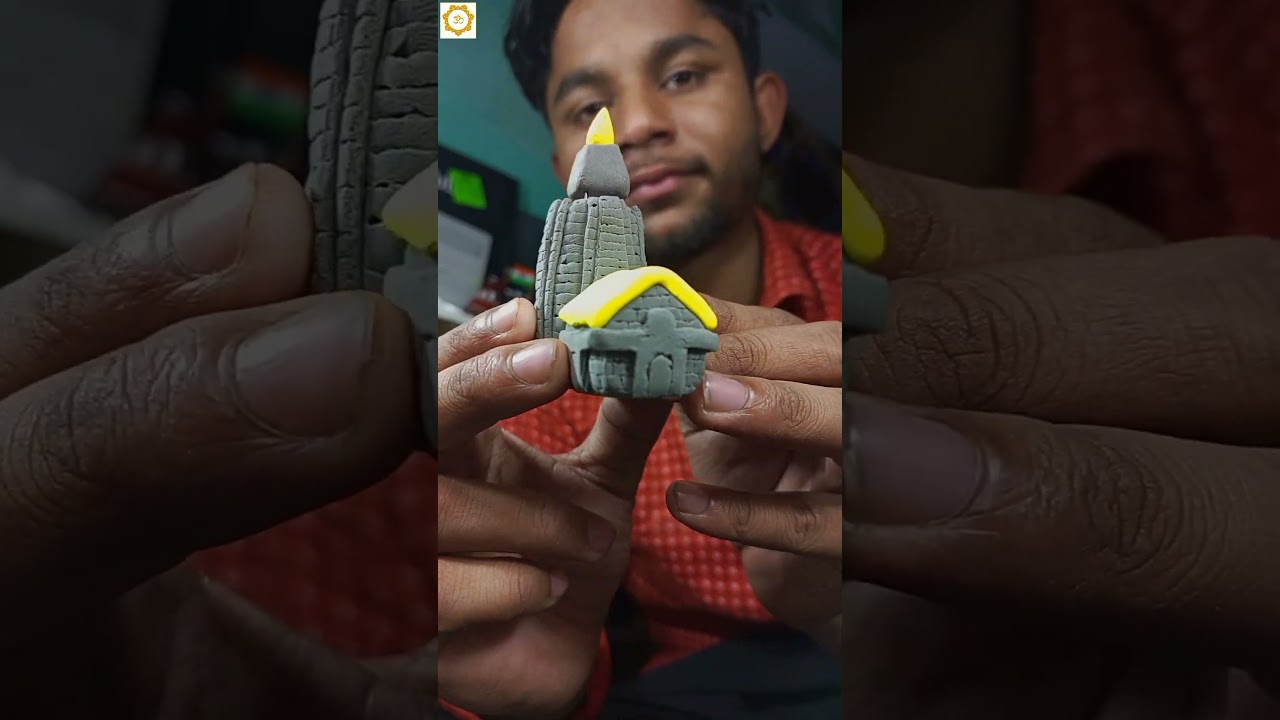 How To Make Kedarnath Temple || Super Clay || Tutorial 😊😊