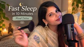 Fall Asleep Fast  in 10 minutes 😴 | Deep Brushing with Mind Detox ASMR for Stress| Anxiety. screenshot 5