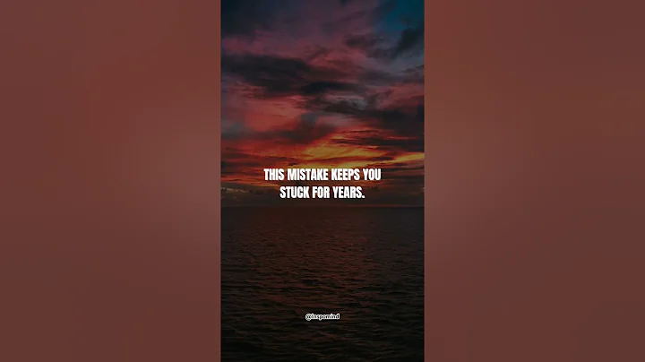 This One Mistake Keeps People Stuck for Years. #psychologyfacts #growthmindset #inspomind #shorts