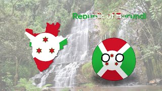 Republic Of Burundi Flag Map And Countryball Speed Art
