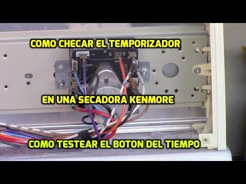 Como Checar El Temporizador En una Secadora Kenmore (Reloj Del tiempo). -  YouTube