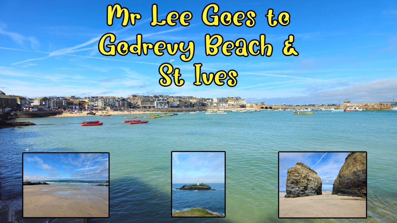 Godrevy Beach and St Ives