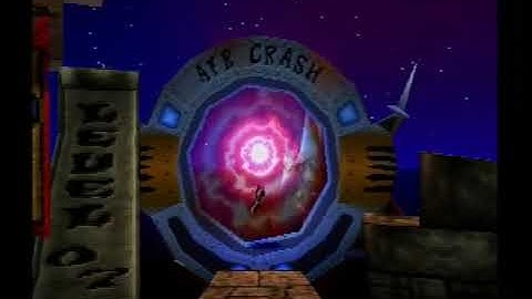 Crash Bandicoot 2: Cortex Strikes Back (PS1): Air Crash- Secret area (Game Walkthrough)