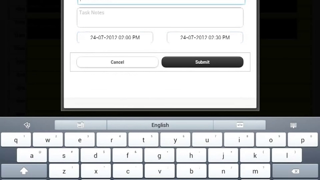 PropCo Mobile - Diary and Appointments Demo