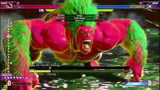 street fighter 6 blanka simple overhead combo