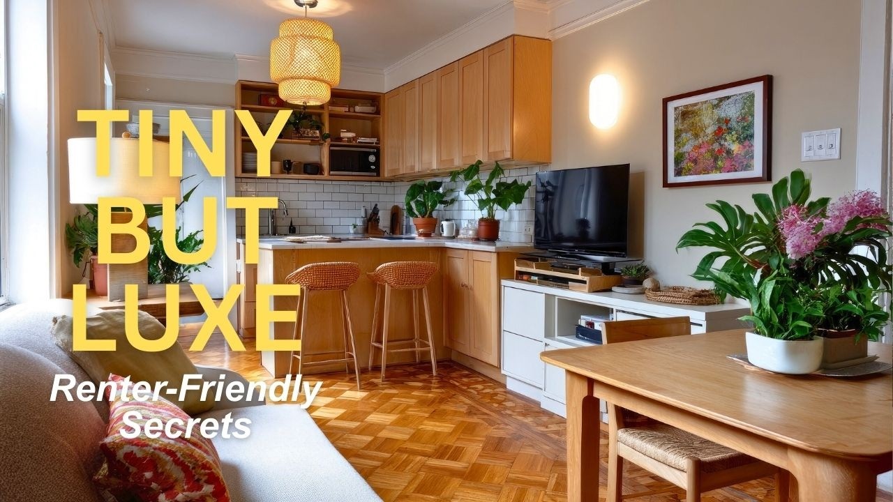 Tiny Apartment Makeover ideas: Renter-Friendly Decor + Storage Hacks