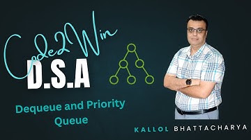 🎓 DSA Lecture 10 –Dequeue and Priority Queue | #makautsemester  | #dsa  | #learntocode2025