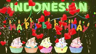 Download Lagu INDONESIAN Happy Birthday song | Happy Birthday Indonesian | Happy Birthday to You MP3