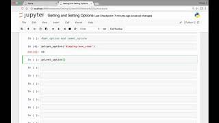 31  Getting and Setting Options