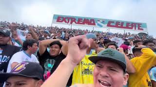 BARRA EXTREMO CELESTE SPORTING CRISTAL DE PERU EN EL ALBERTO GALLARDO 🇧🇼