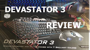 Cooler Master Devastator 3 keyboard and mouse combo Review