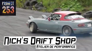 Drifting with nick | 90hp miata | takumi fujiwara style