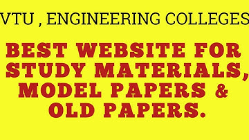 Best website for engineering study materials|VTU Engineering colleges|maths techy