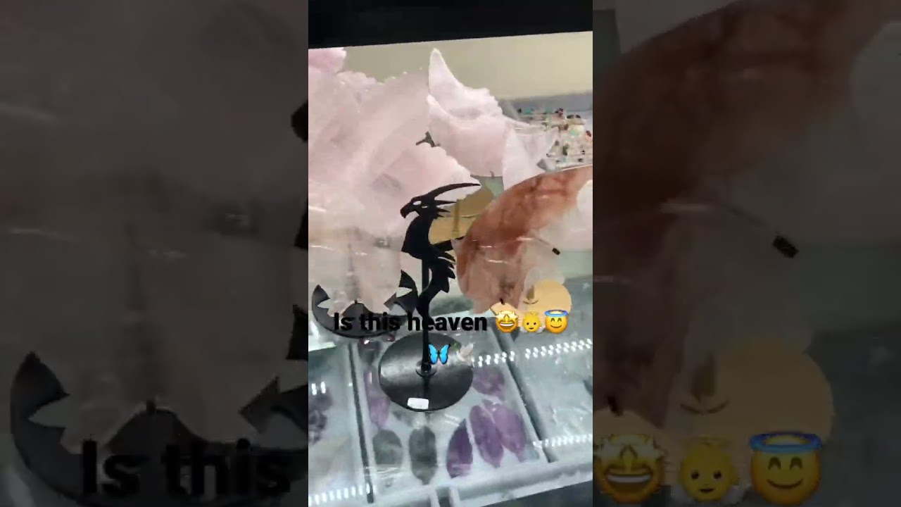 Crystal Angel 😇 & butterfly 🦋wings. How to use crystals; carvings 