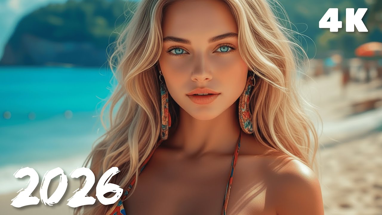 Ocean Peaceful Flow 🍃 Relaxing Deep House 4K UHD 2026 | Blue Shore Beats