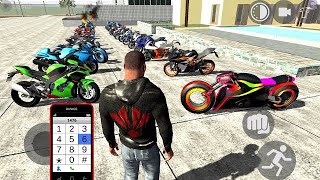 Tarron Bike, Ghost Rider and Bullet Bike Cheat code | INDIAN BIKE DRIVING 3D|