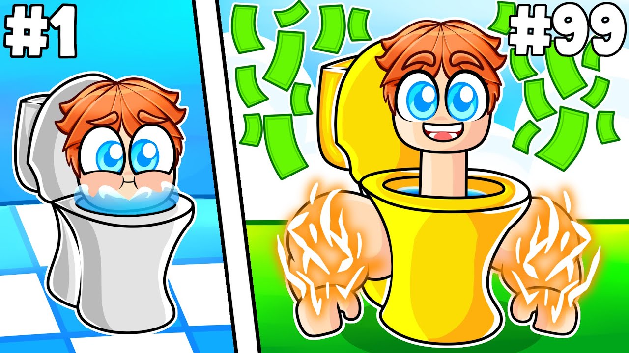 Becoming 100 SKIBIDI TOILETS in Roblox!