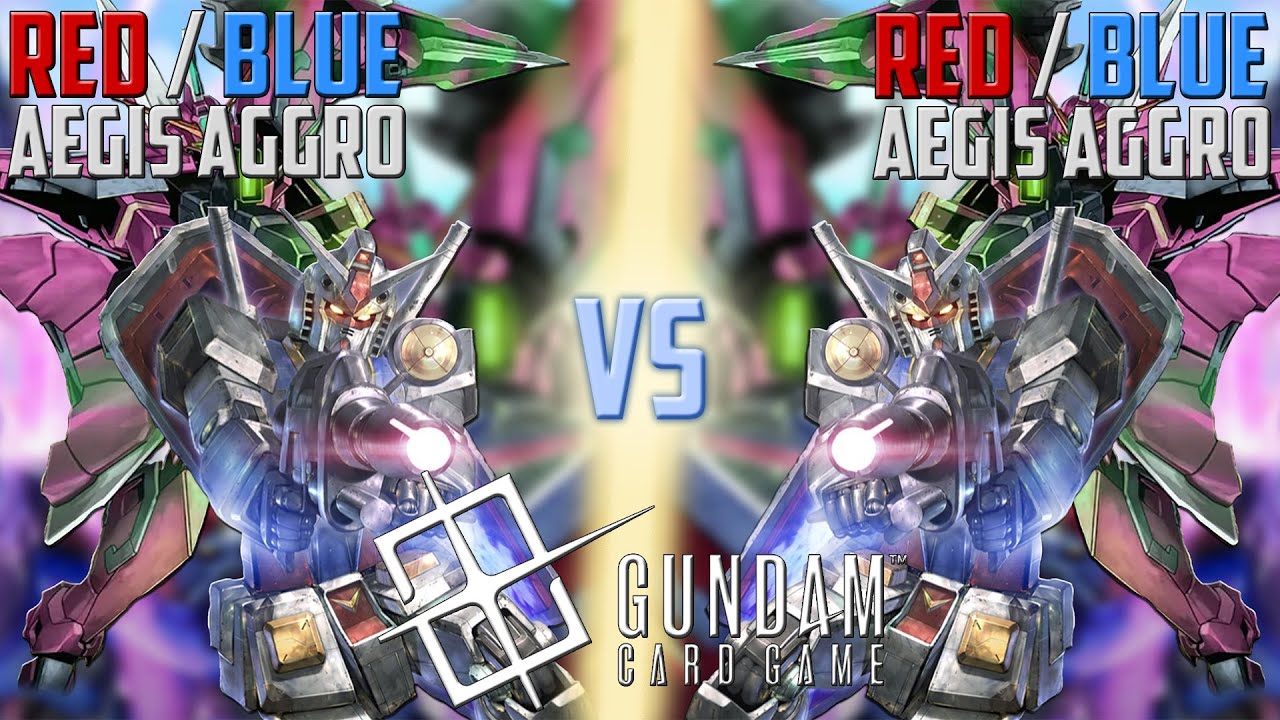 [Серия сражений №15] Red Blue Aegis Aggro против Red Blue Aegis Aggro | Карточная игра Gundam