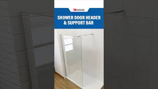 Shower Door Header & Support Bar  #dkhardware #showerheader #supportbar #showerdoor