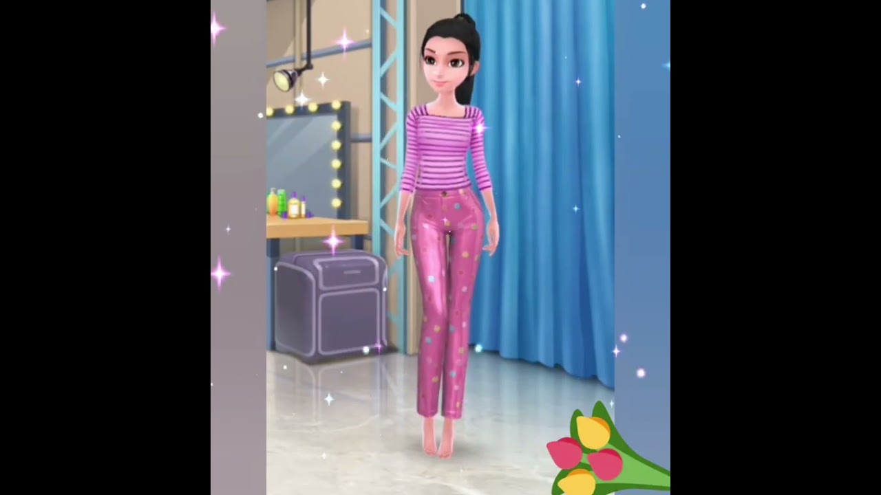 Barbie Dolls Ramp Walk In Pink Dressup Look 