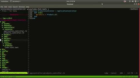 5   Tutorial HAML Ruby on rails - Menggunakan tag  ❬%=  ❭ dan ❬%= %❭ di haml