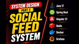 Build Social Feed System | Final Part | Spring Boot + Angular + Redis + Docker + System Design