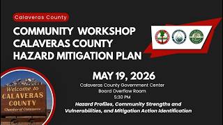Calaveras County Hazard Mitigation Plan May 2026