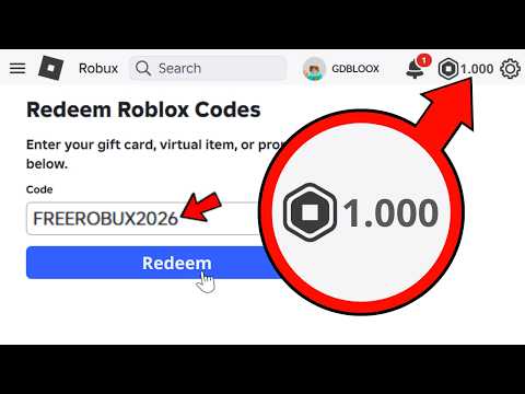 😱1,000 FREE ROBUX SECRET CODE LEAKED!!! *working* thumbnail