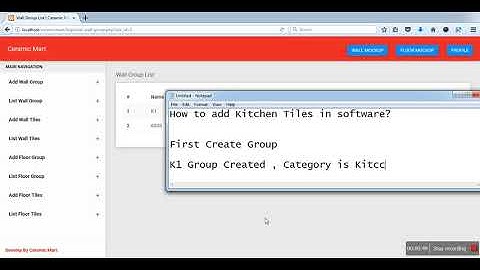 How To Add Kitchen Tiles In Ceramic Mart Tiles Visualizer ?