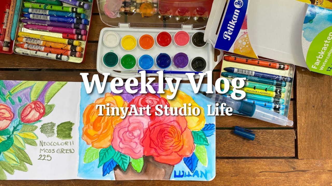 CALM DAYS TINY ART STUDIO & BALCONY - YouTube