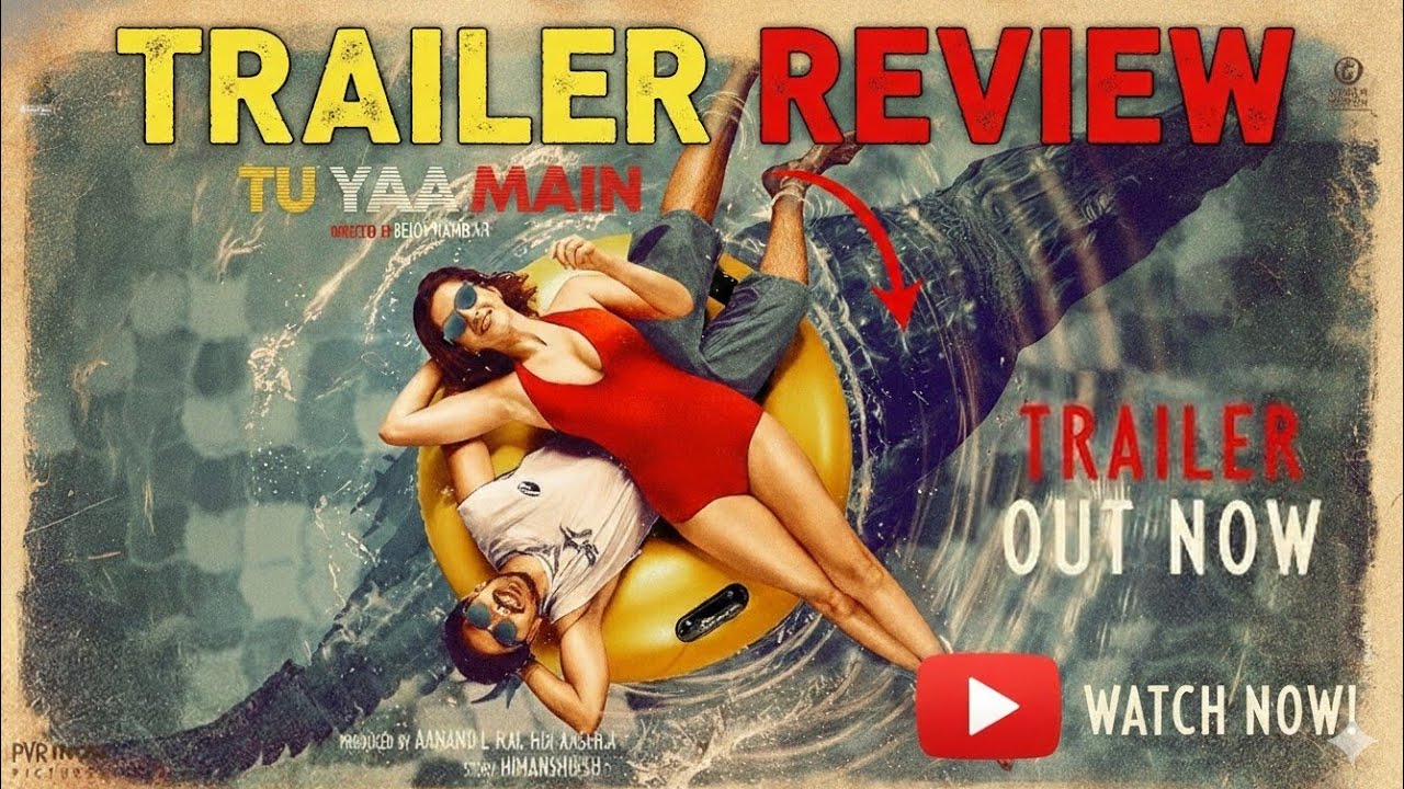 💥 Crocodiles, Collabs, and Chaos! 🐊 | Tu Yaa Main Trailer Review & Reaction ! 