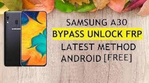 Samsung A30-A30s FRP Bypass Android 11 Without Compute New Solution