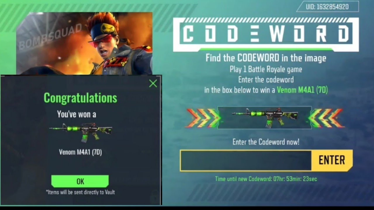 Codeword Event Full Details In Free Fire Youtube