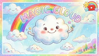 The Tiny Cloud That Made a Rainbow! ☁️🌈 | Kids Bedtime Story | 1 minute kids Story | KiddoWorld