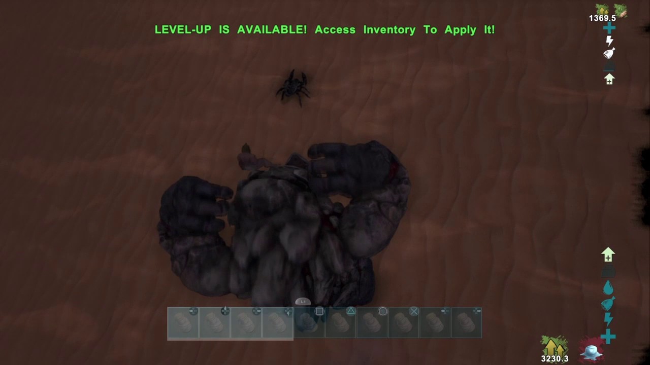 ARK-Short Deathworm battle