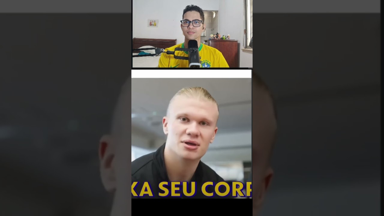ESSA É A ROTINA DO HAALAND TODOS OS DIAS (REACT) #shorts #futebol #haaland