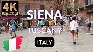 [4k] Siena Tuscany Italy - A Walk Through History